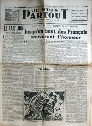 Je suis partout :journal antisémite